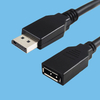 DISPLAYPORT 公-母连接器镀镍外壳尺寸：0.5MT ~ 3.0MT 黑色