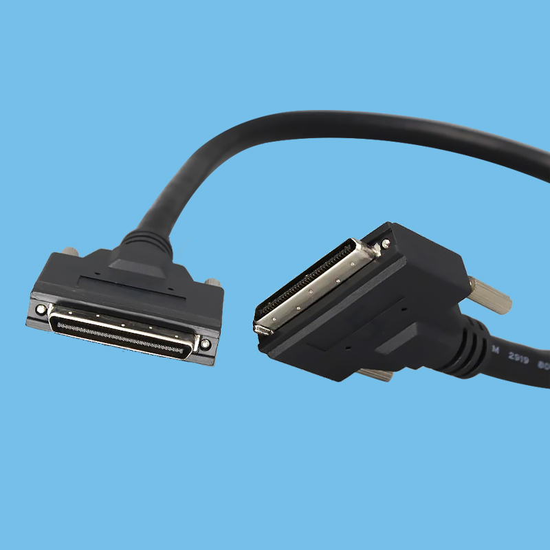 AUTOMOTIVE CABLEVHDC-68PIN-公头----公头360°工业设备数据采集EMI保护